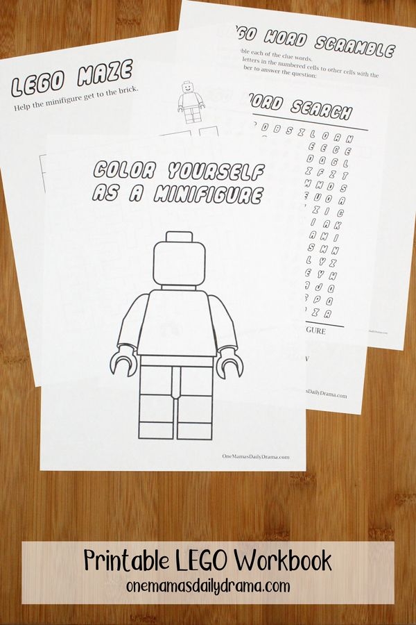 lego activities printable