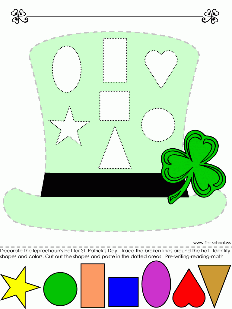 st patricks day activities printables