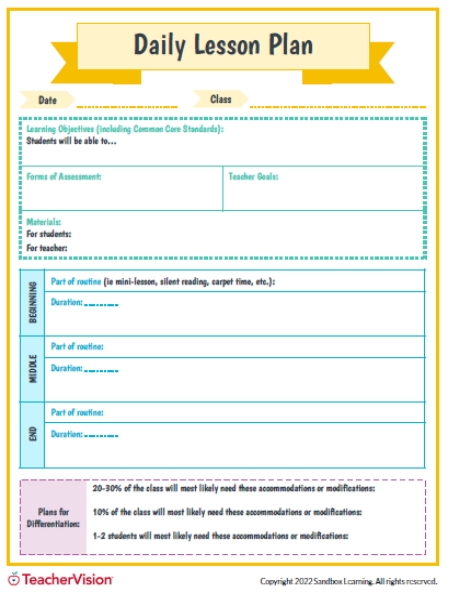Lesson Plan Template Free Editable Examples PDF Word 56 OFF