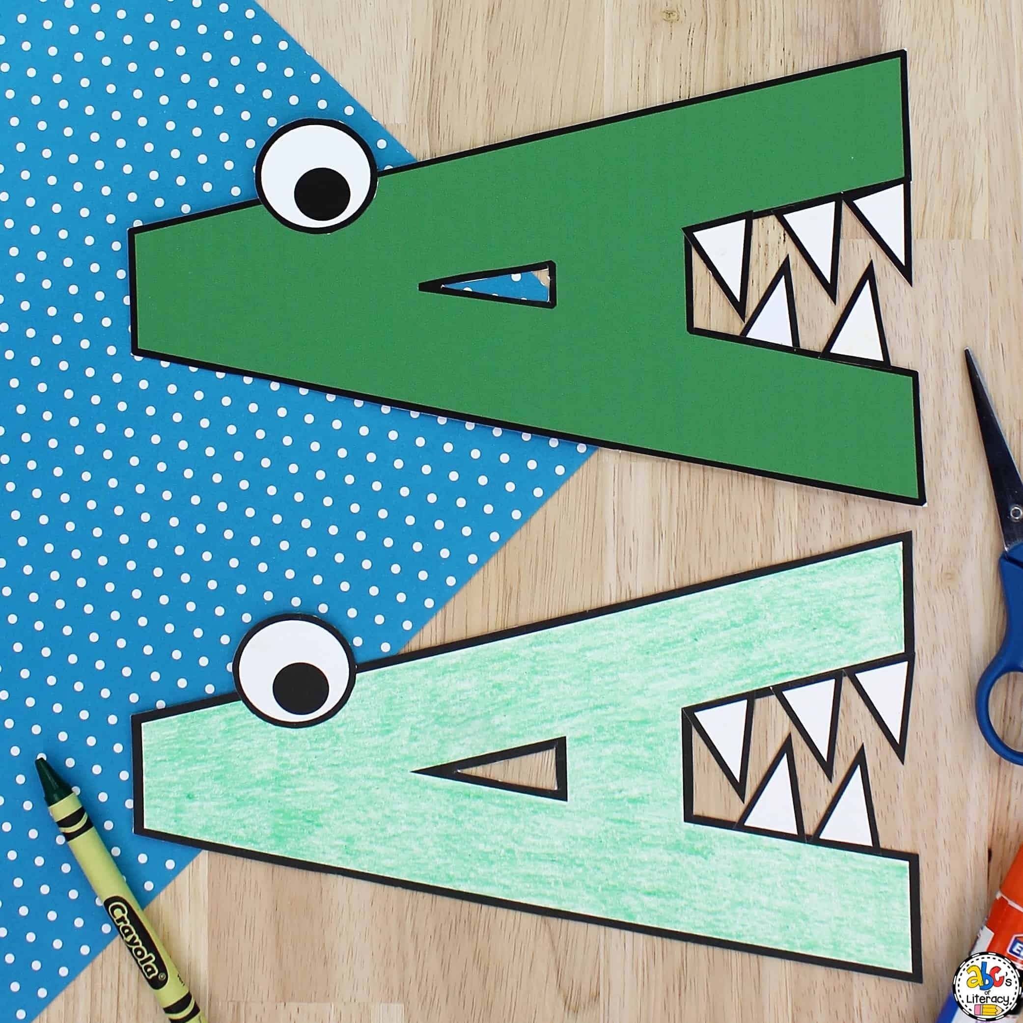 Letter A Alligator Craft Printable Template Free Printable