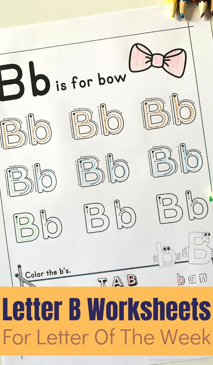 Letter B Printable Activities Learning Letters Learning Printables