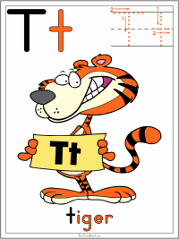 Letter T Printable Activities