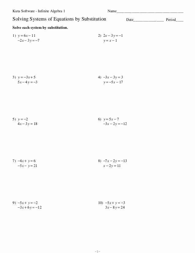 Literal Equations Worksheet Infinite Algebra 1 Tessshebaylo