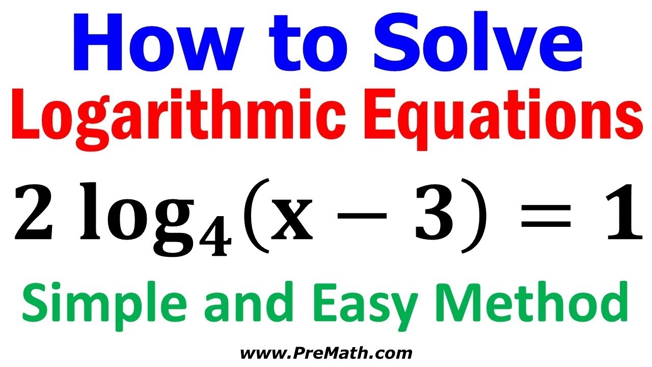 Logarithmic Equation Worksheet