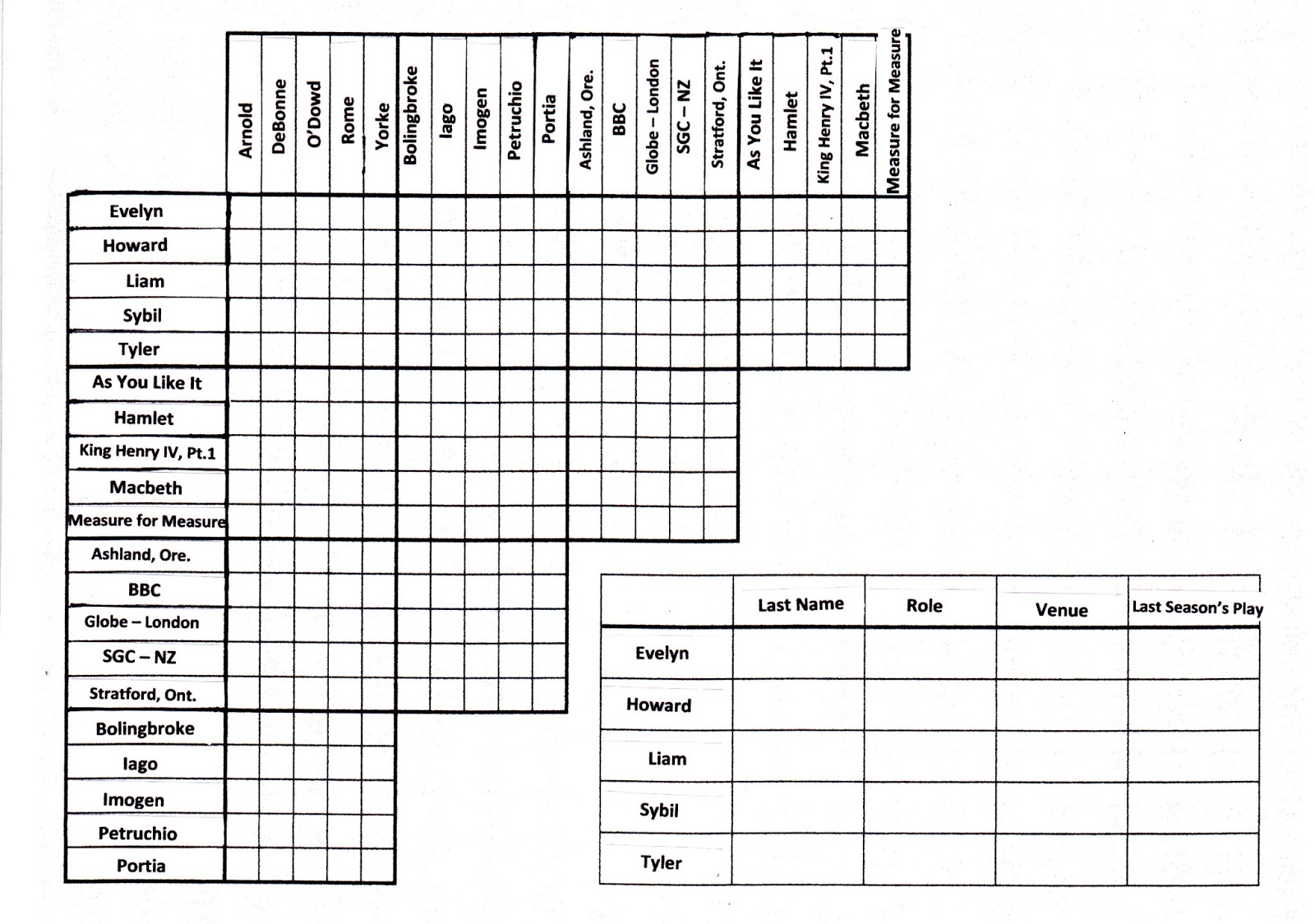 Logic Puzzle Template