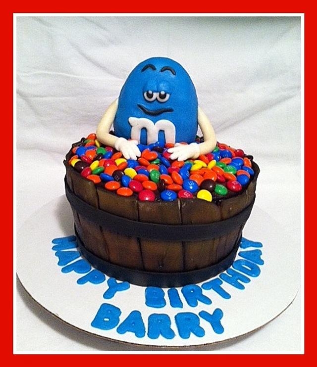 M M Themed Birhday CAke Decorated Cake By Angel Rushing CakesDecor