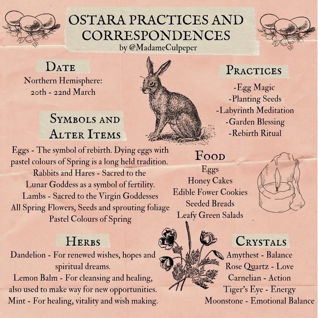 Madame Culpeper Auf Instagram quot Ostara Approaches In The Northern 