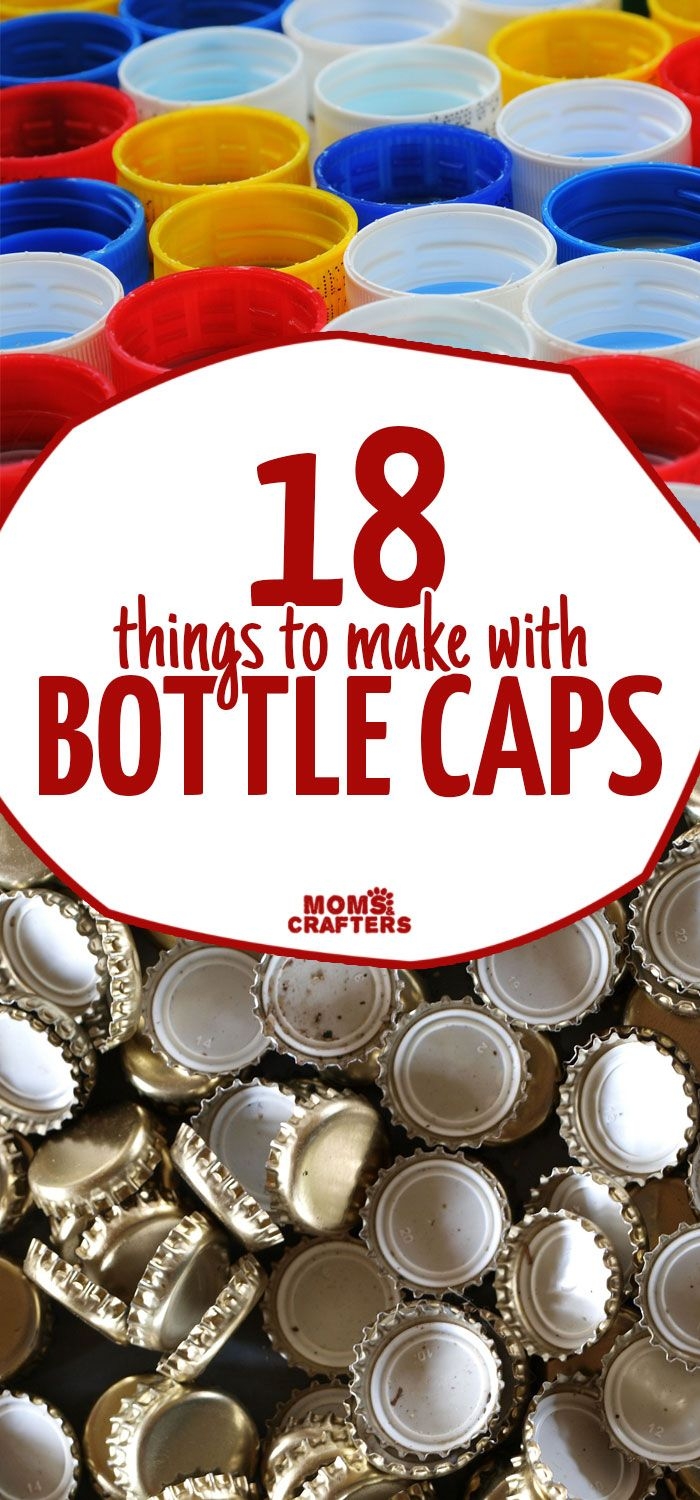 Make These 18 Beautiful Bottle Cap Crafts Flessendopwerkjes