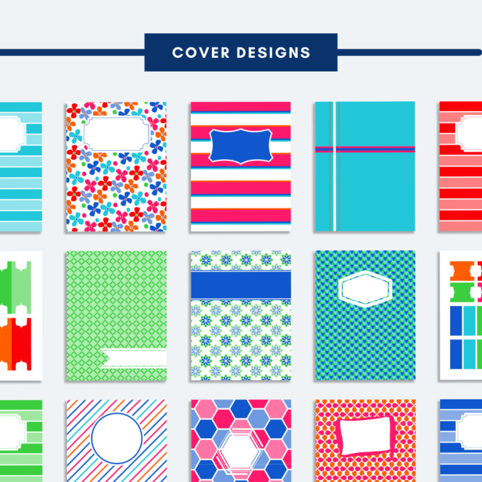 Make Your Own Cute Binders with Printable Binder Covers The 