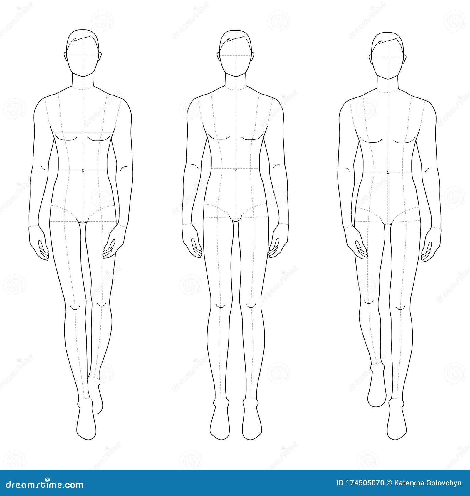 Male Costume Design Template