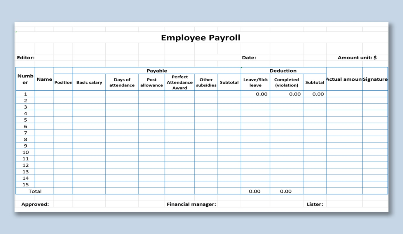 goal planning template excel