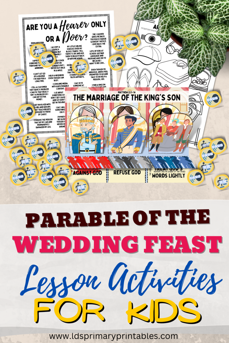 Marriage Of King 39 s Son Wedding Feast Bible Parable Lessons For Kids