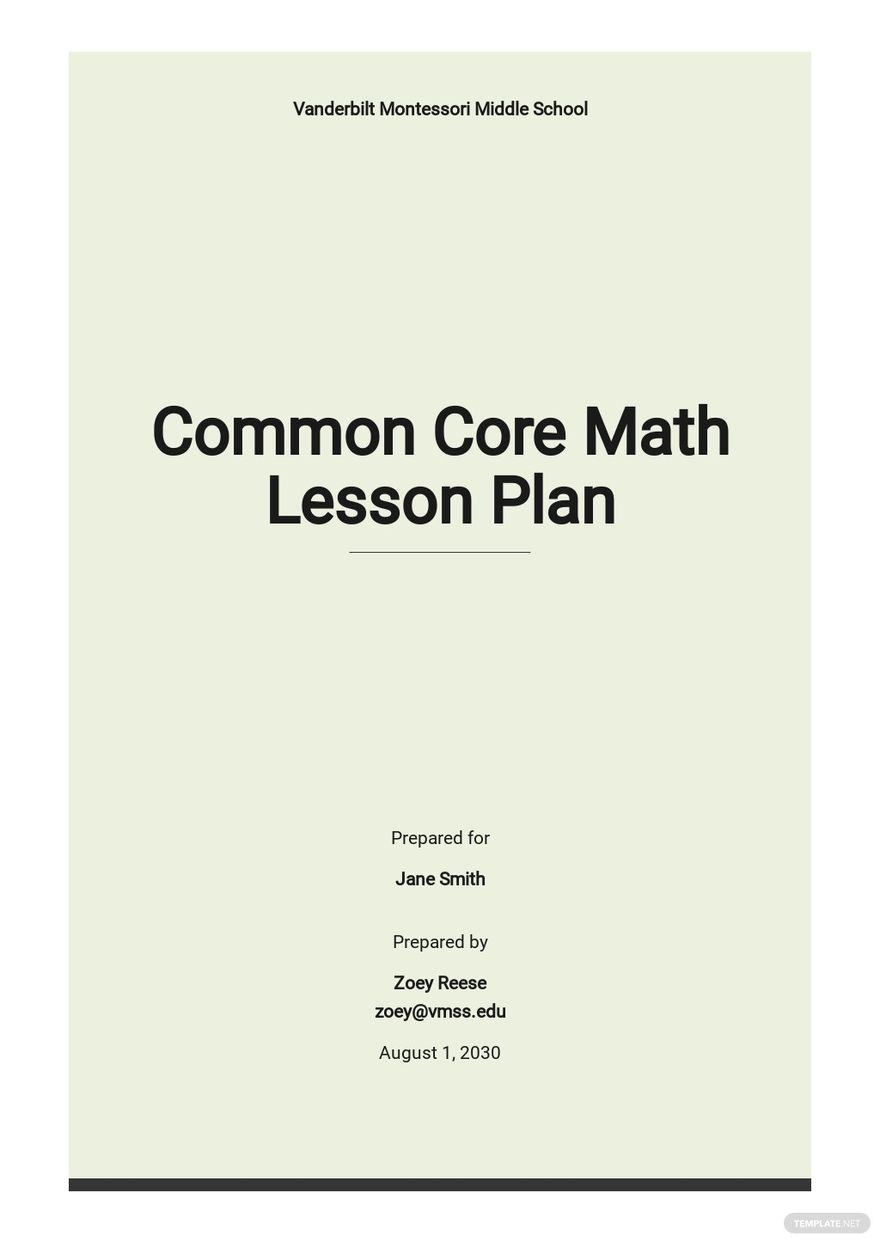 Math Lesson Plan Templates 22 Docs Free Downloads Template
