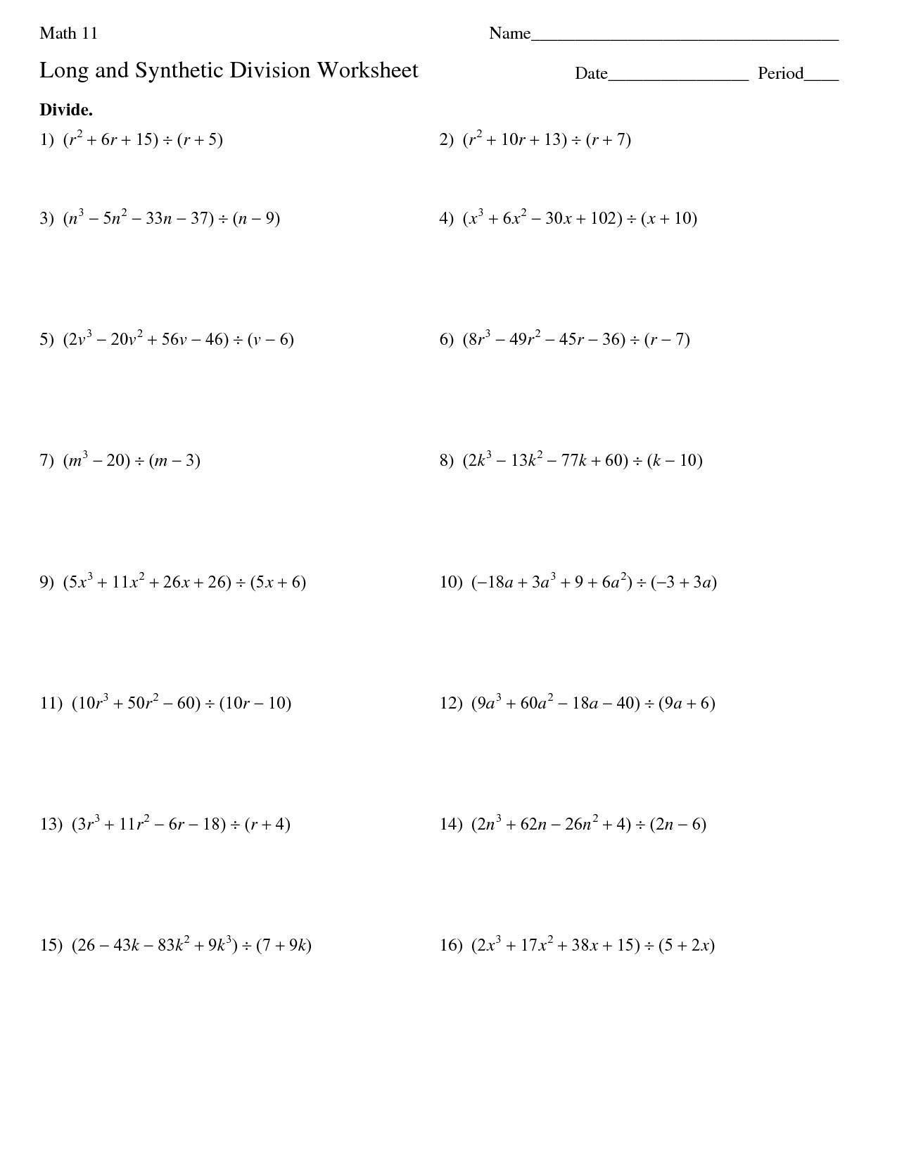 Math Worksheet Printable High School Math Worksheets Facts About 