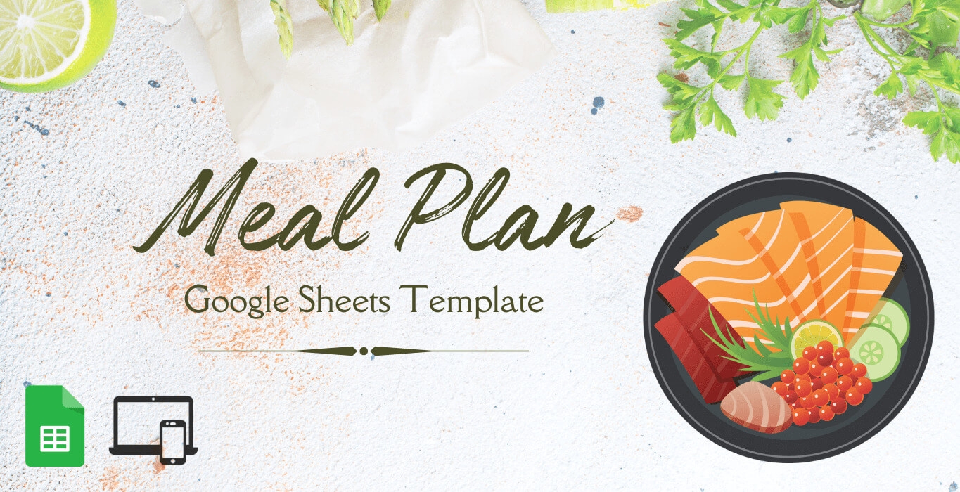 Meal Plan Template Google Sheets With Grocery List