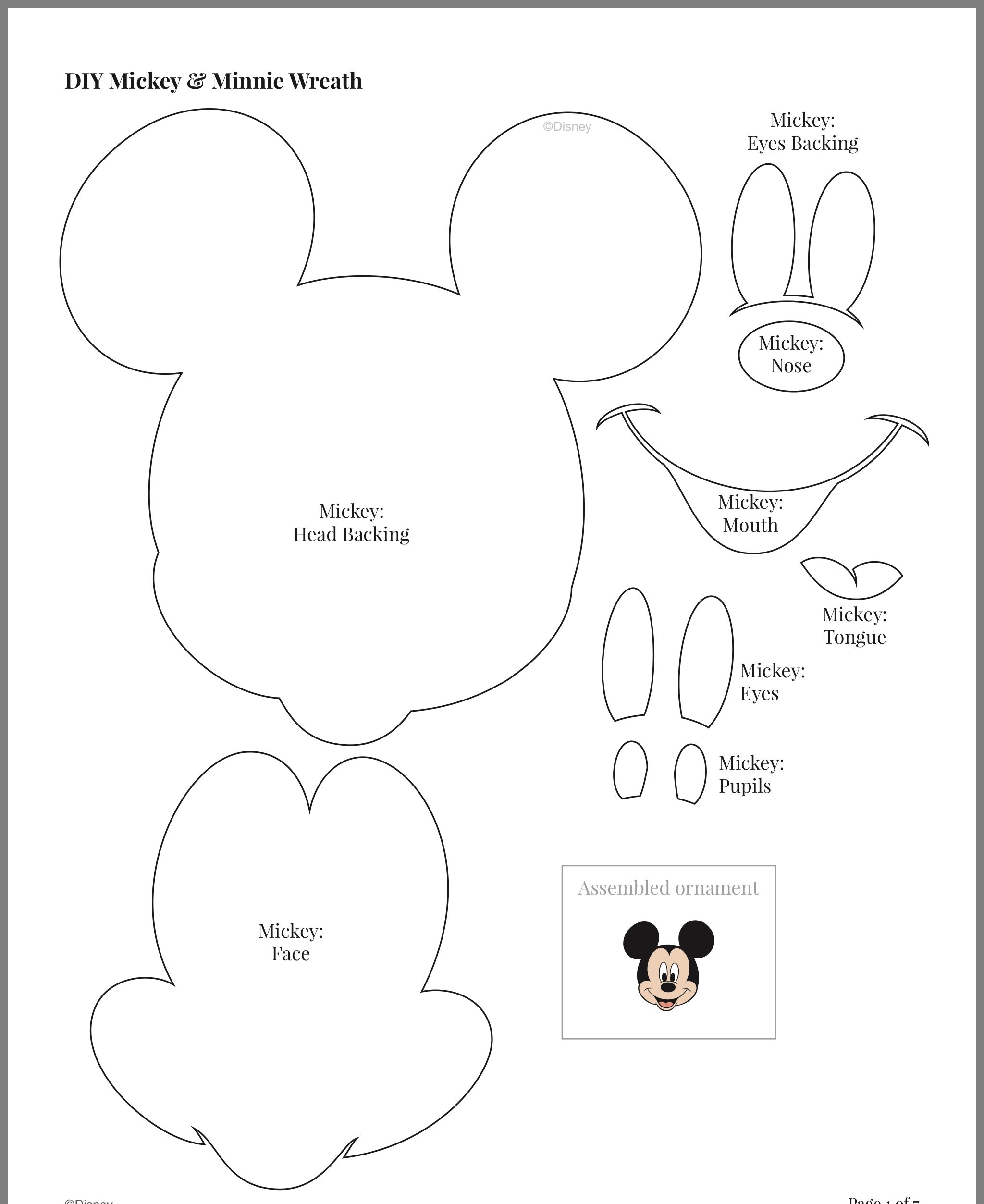 printable minnie mouse pictures