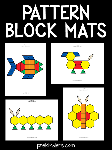 Mira Clasificaci n Al Rev s Pattern Blocks Printable Debajo