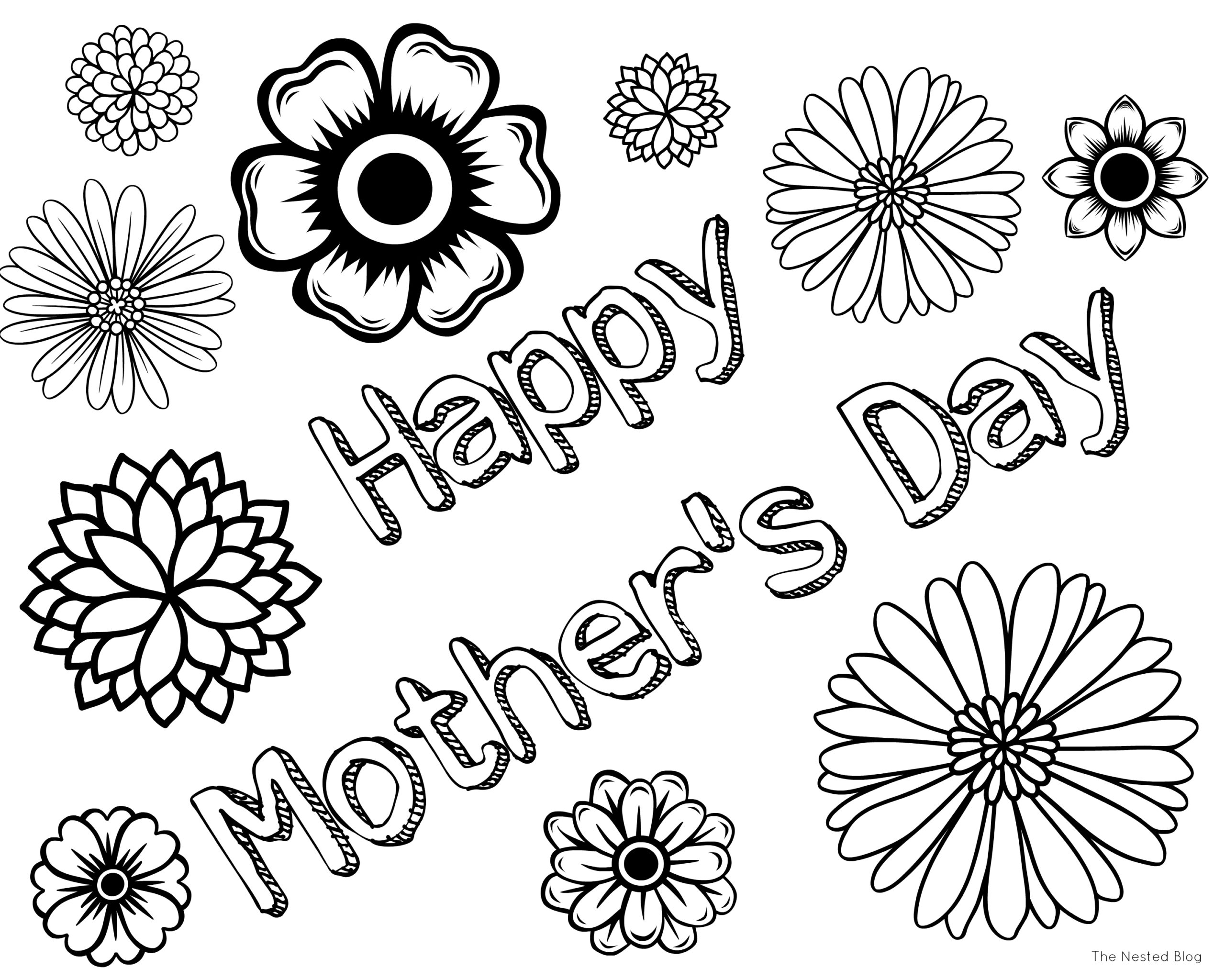 Mother 39 s Day Template Printable