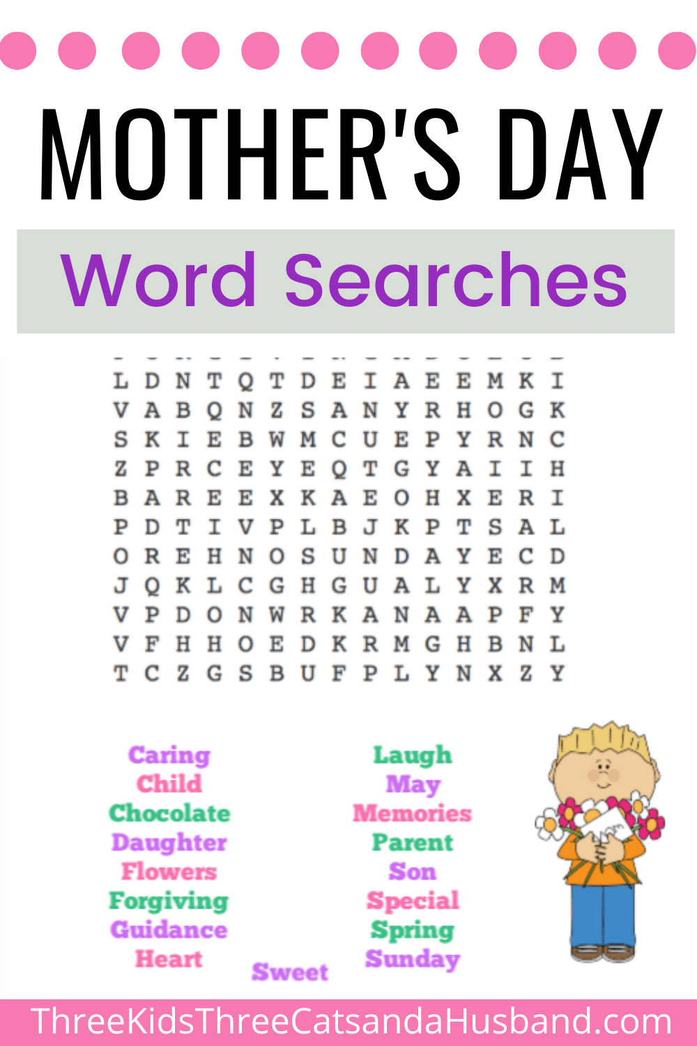 Mother 39 s Day Word Search Free Printable I Have Made This Fun Puzzle 