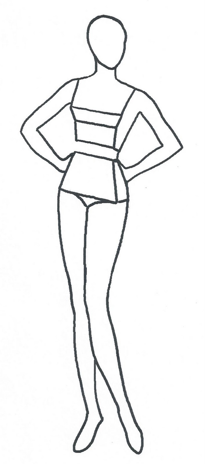 My Road To Becoming A Fashion Designer Free Fashion Figure Templates 