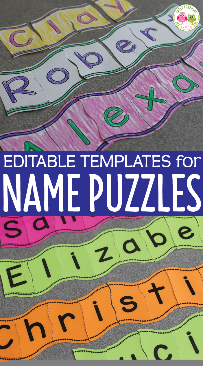 Name Puzzle Template