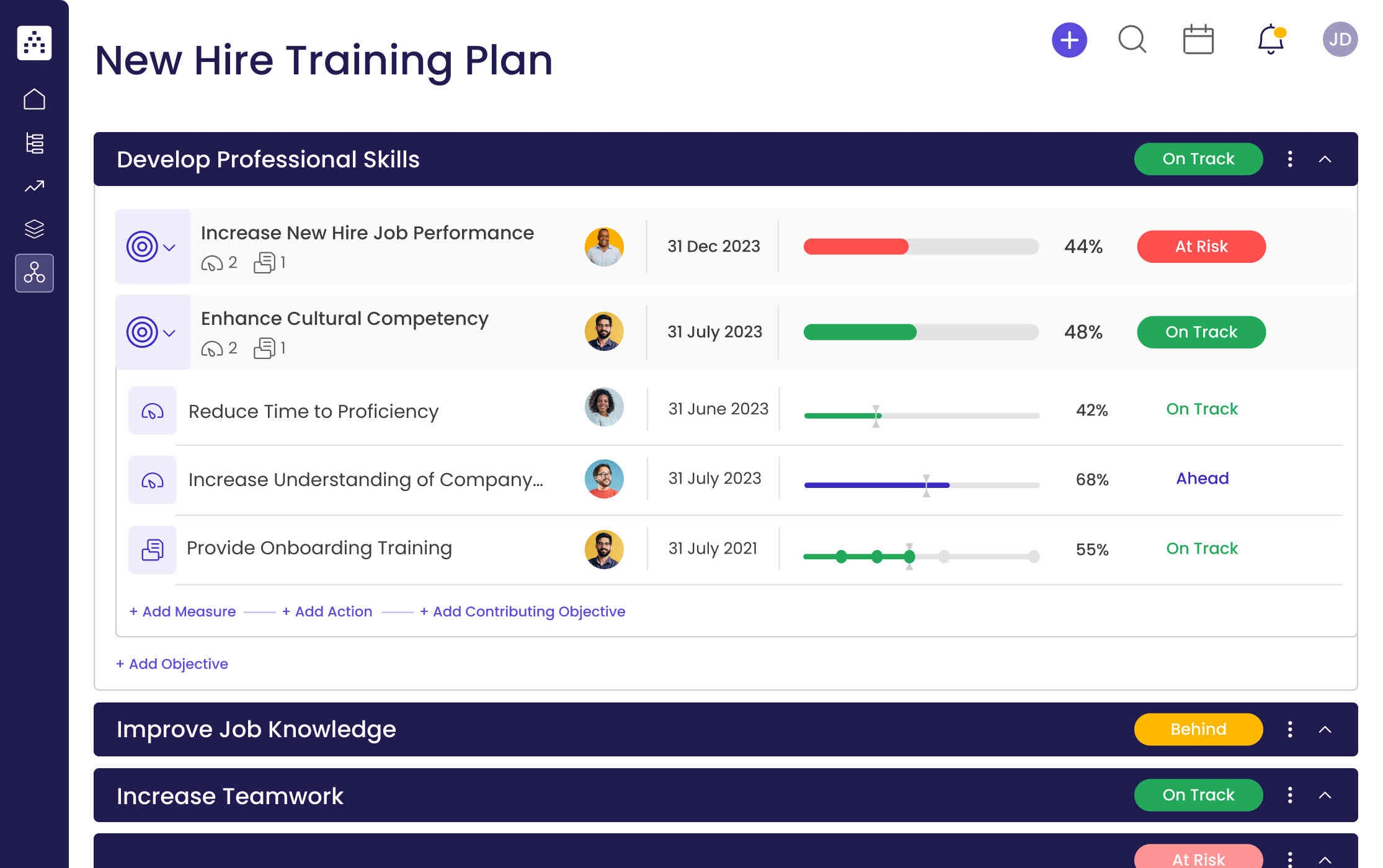 New Hire Training Plan Template