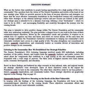 non profit organization strategic plan template