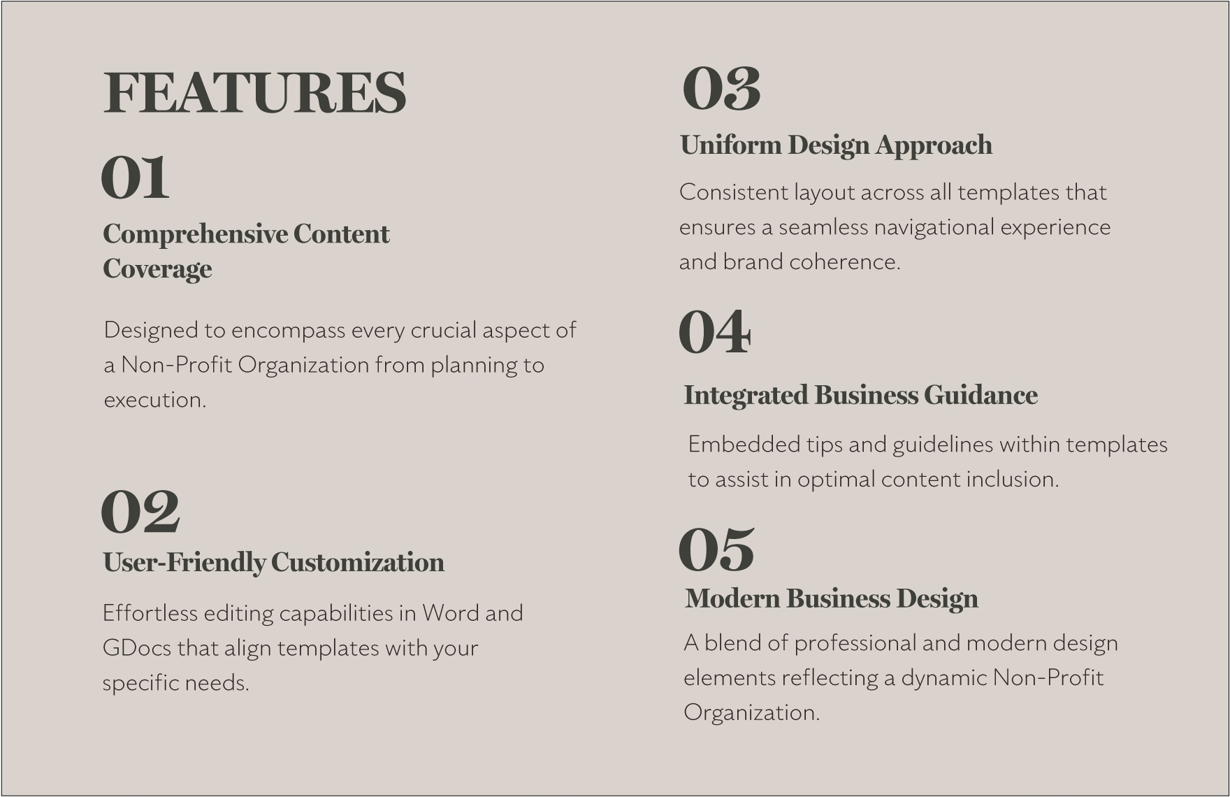 Nonprofit Organization Business Plan Template In Word PDF Google Docs 