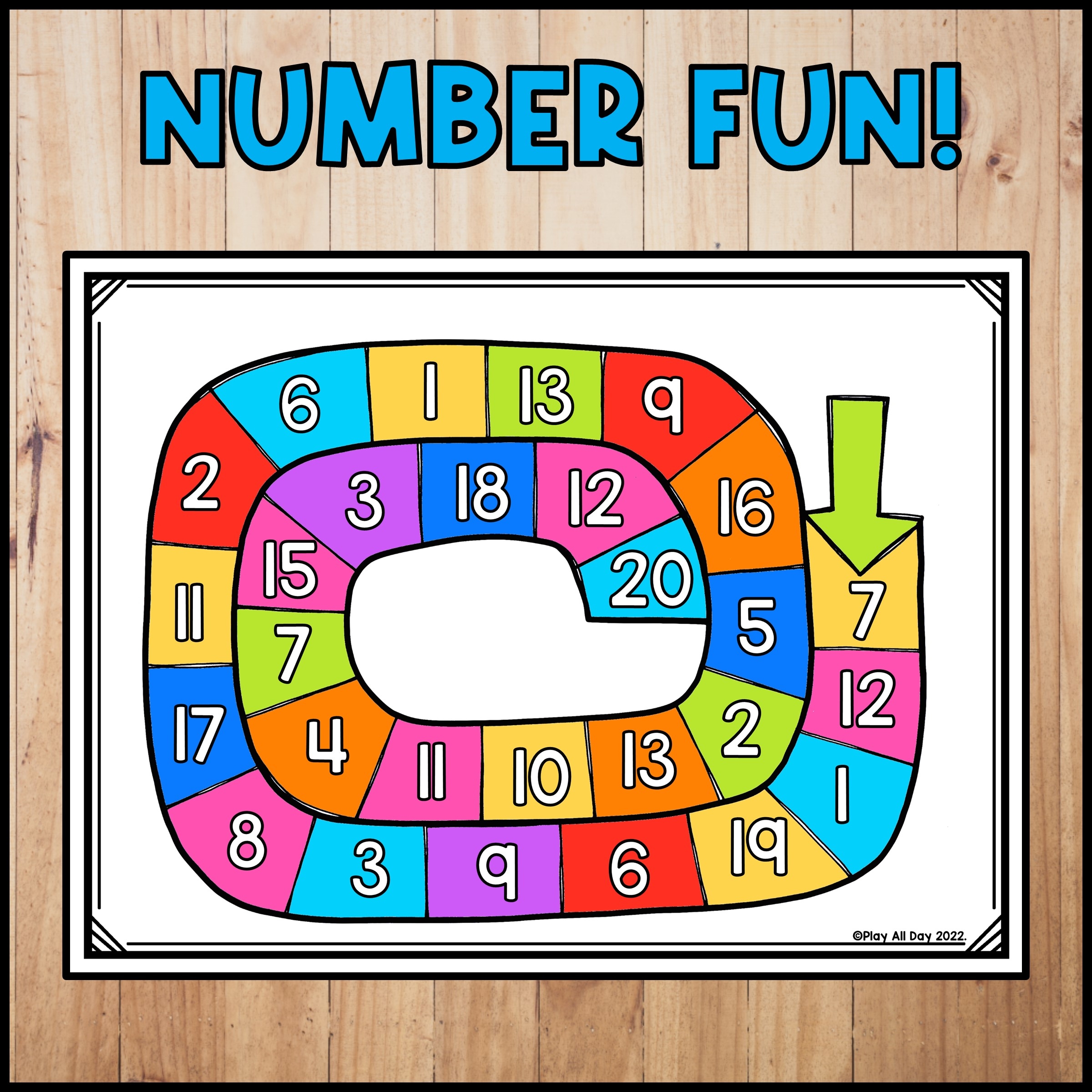Number Board Games Number Recognition Activities Made By Teachers