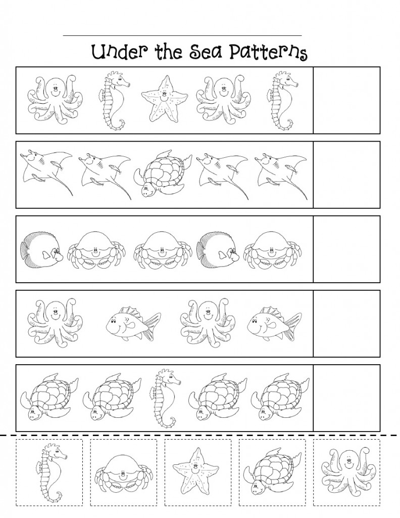 Ocean Animal Worksheet For Kids Crafts And Worksheets For Preschool 
