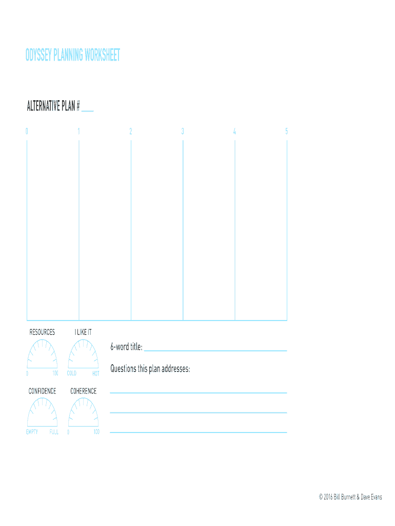 Odyssey Plan Creator Fill Online Printable Fillable Blank PdfFiller
