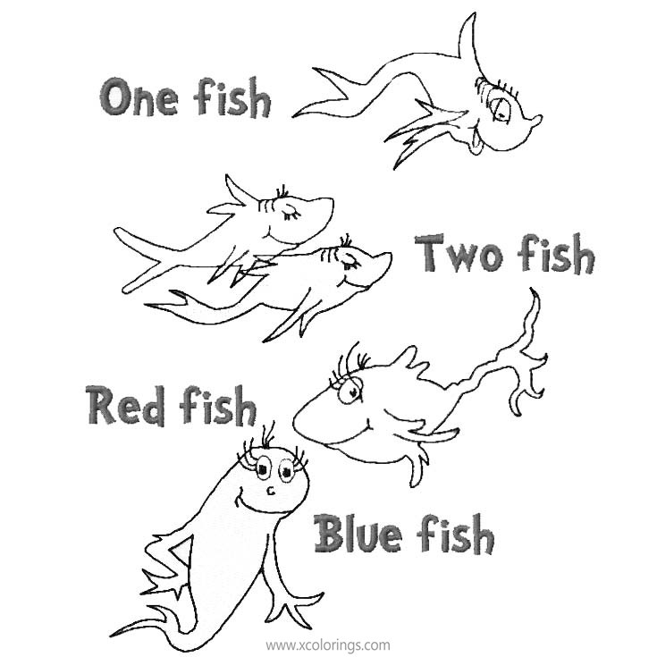 one fish two fish red fish blue fish printable activities
