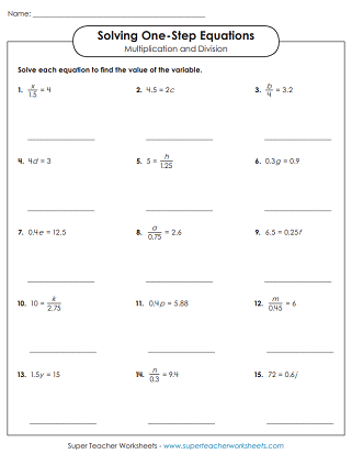solving multi step equations worksheets pdf grade 7