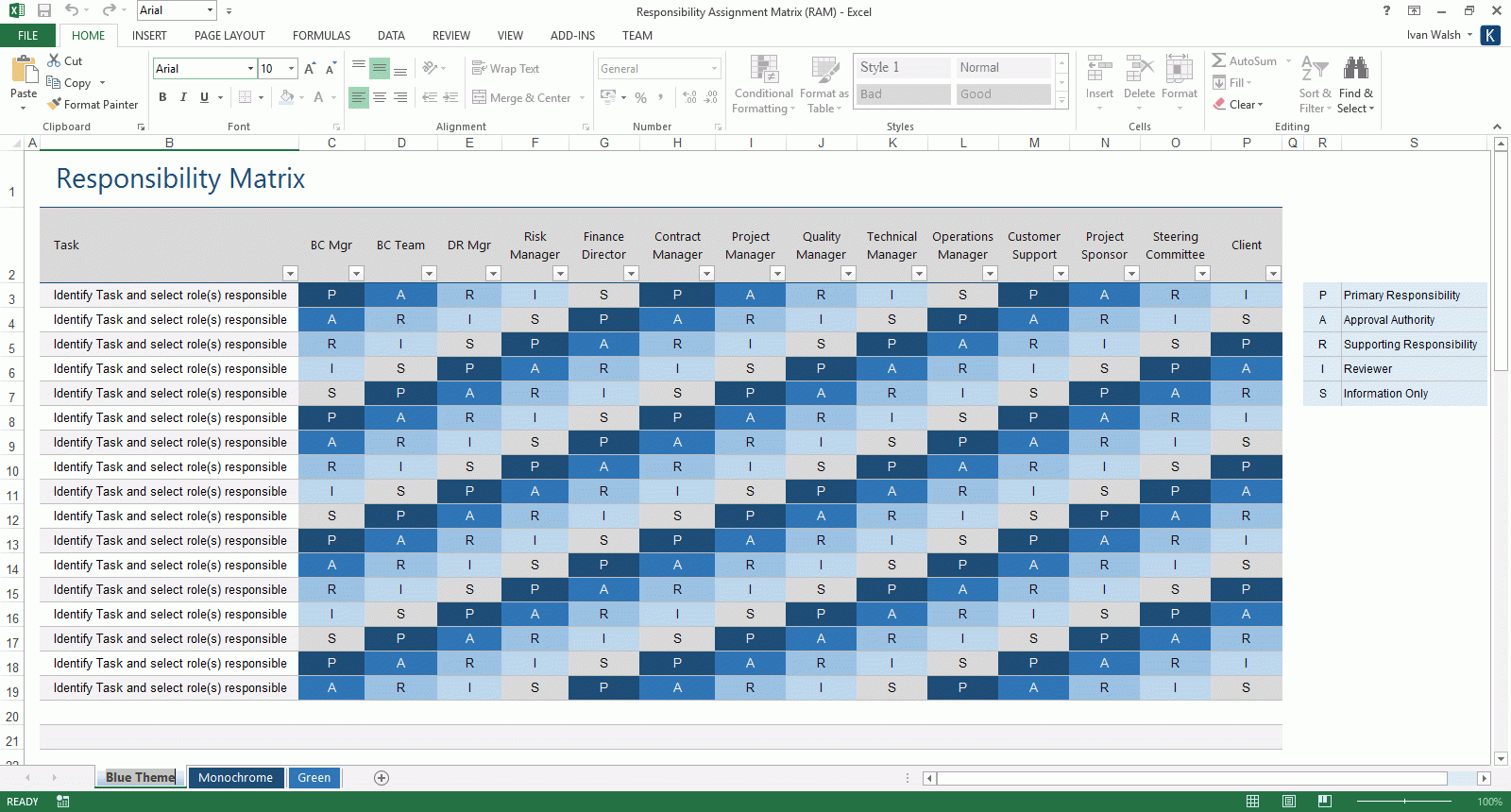 Operations Guide Template MS Word Excel Templates Forms 