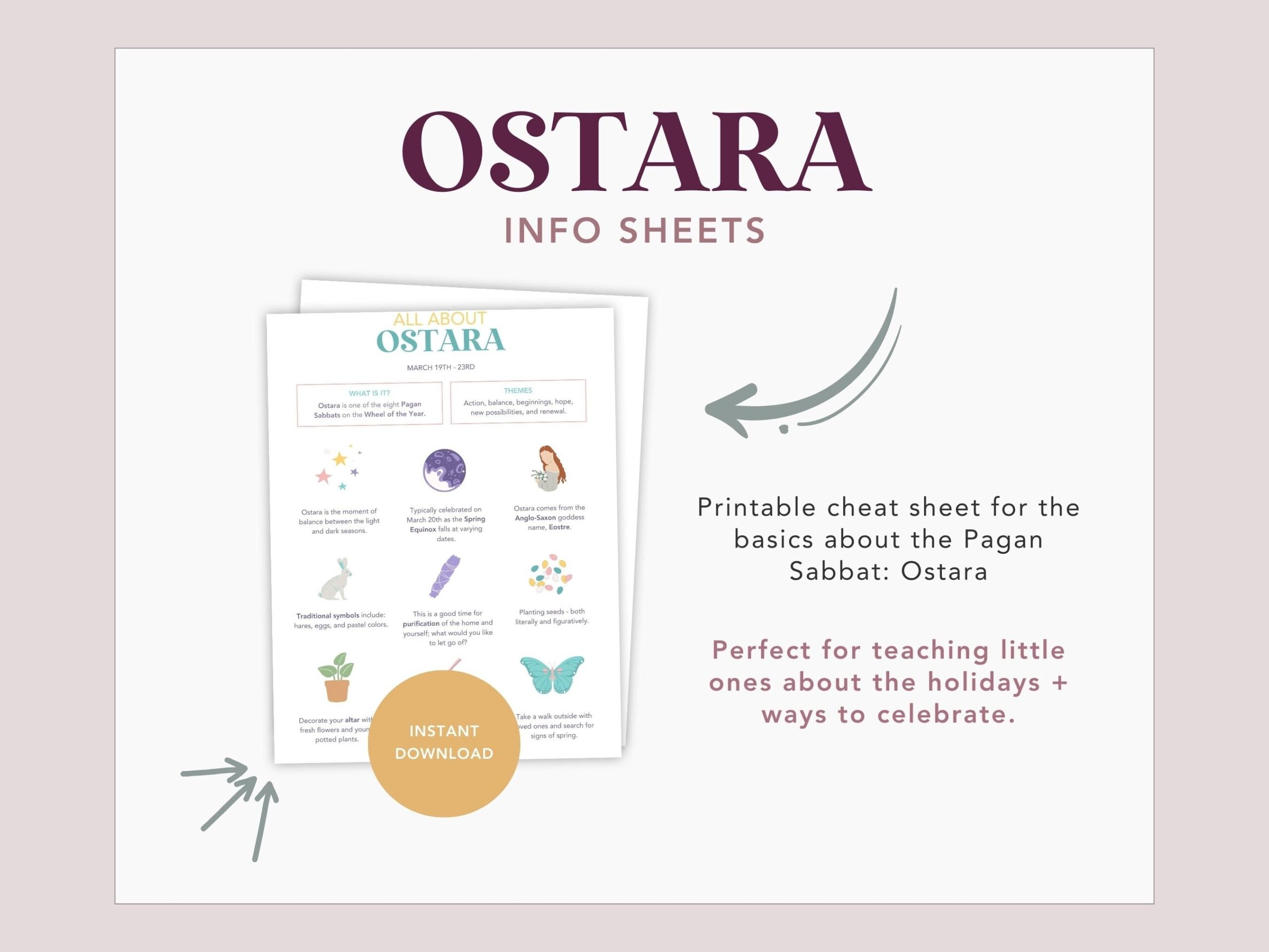 pagan ostara printable activities