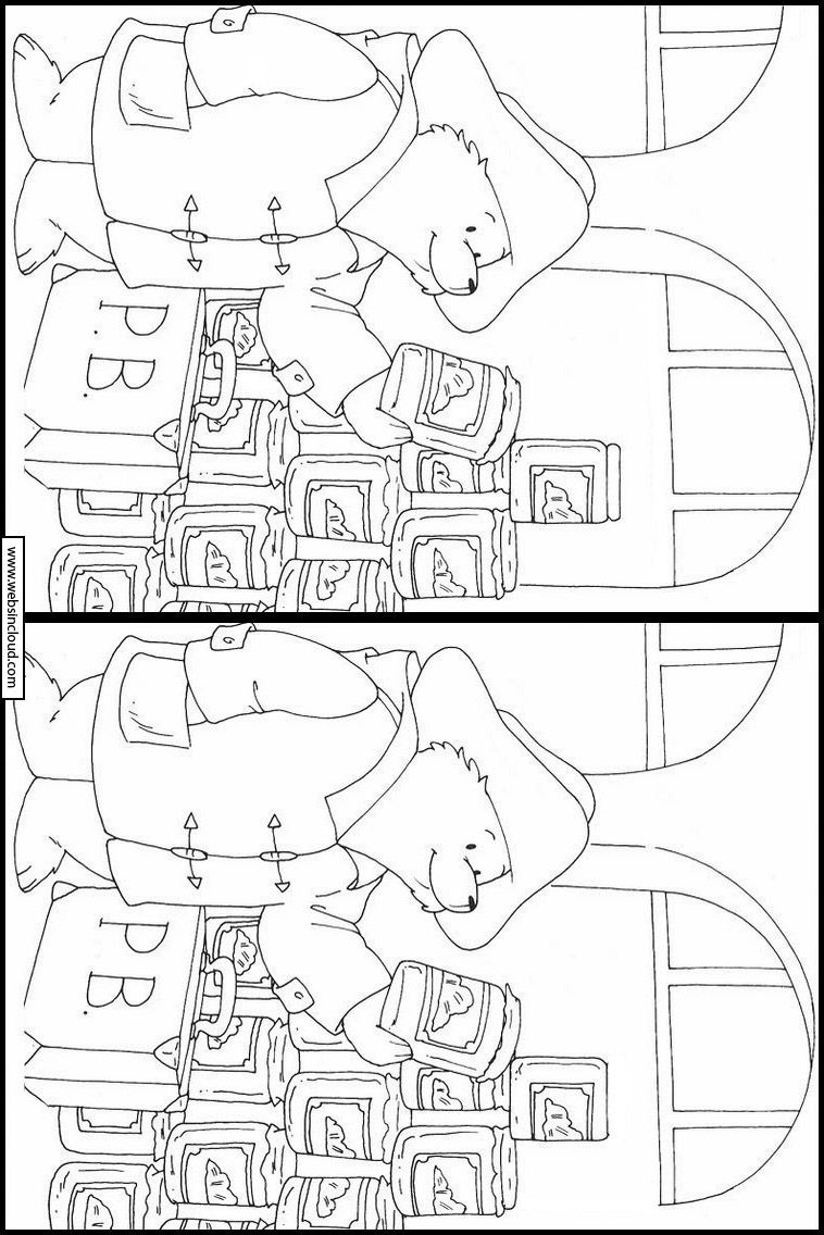 Paddington Bear 11 Printable Find The Differences Activities For Kids
