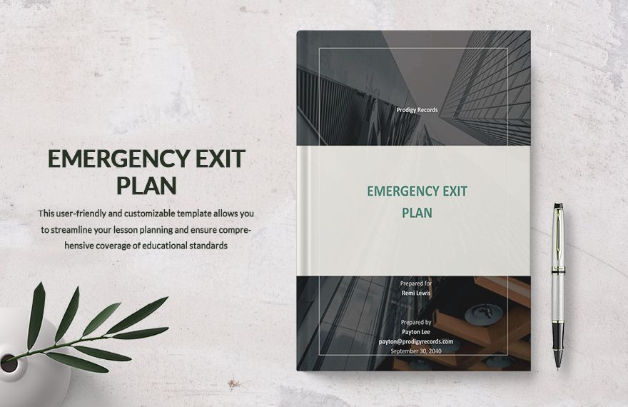 Page 2 Editable Emergency Plan Templates In PDF To Download