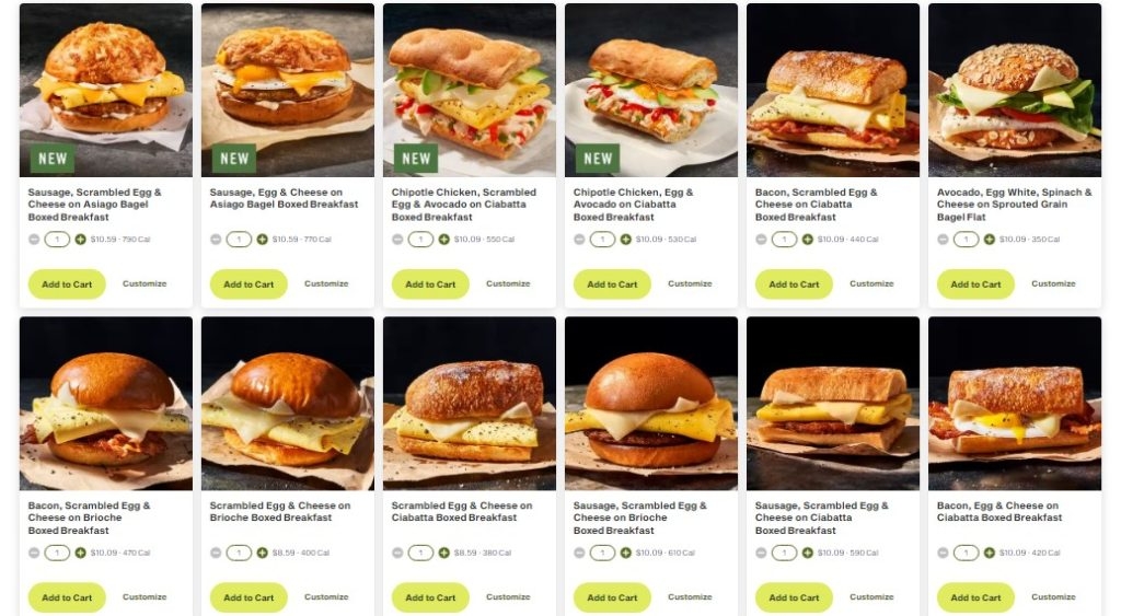 printable panera lunch menu with prices and pictures