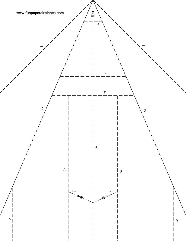 Paper Airplane Design Printable Foldable Flight Templates Philip A 