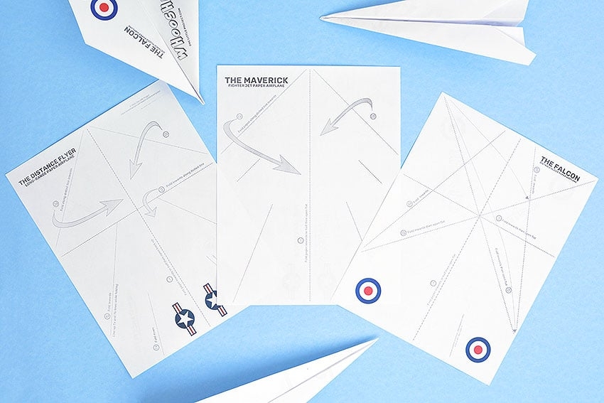 paper airplane designs-printable
