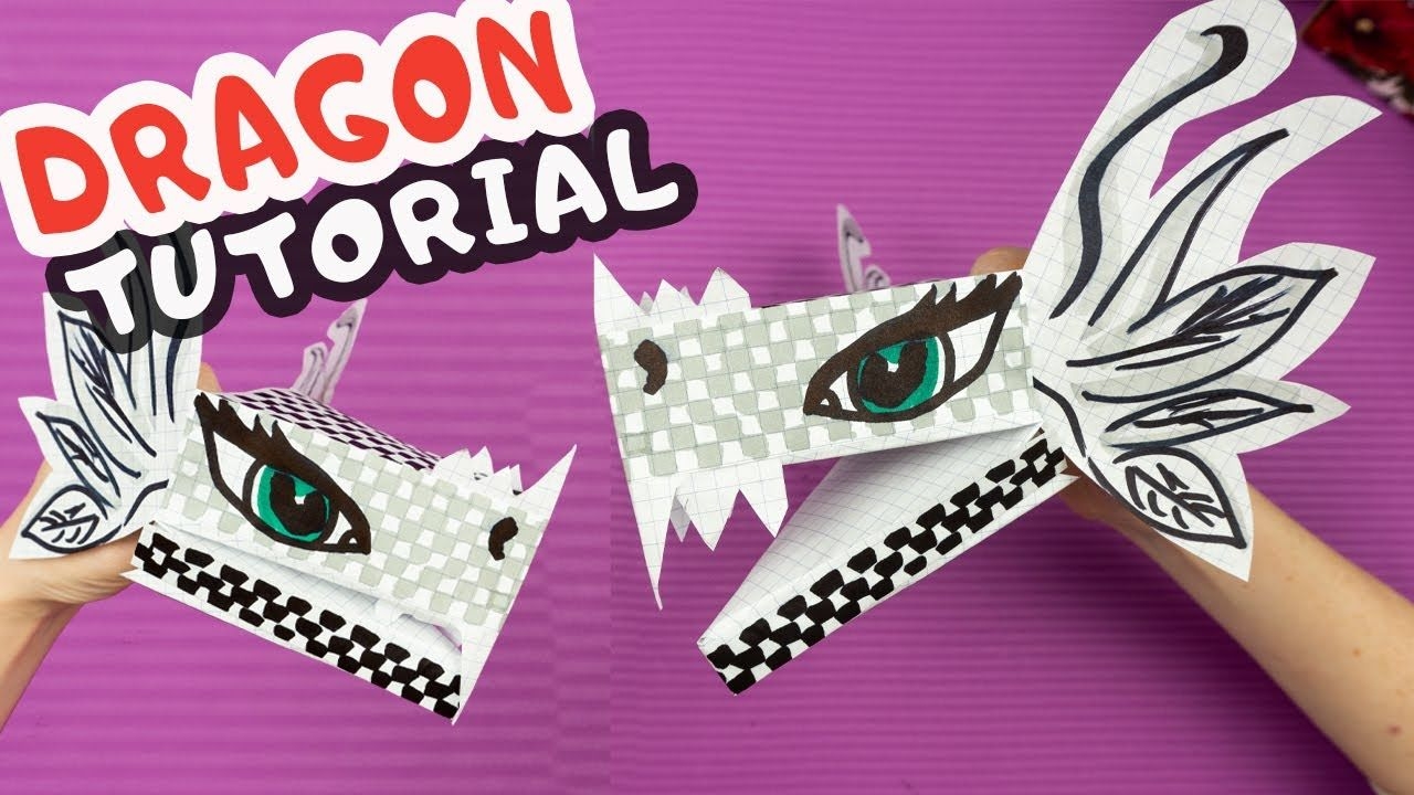 Paper Dragon Puppet Printable Printable New Year Banners