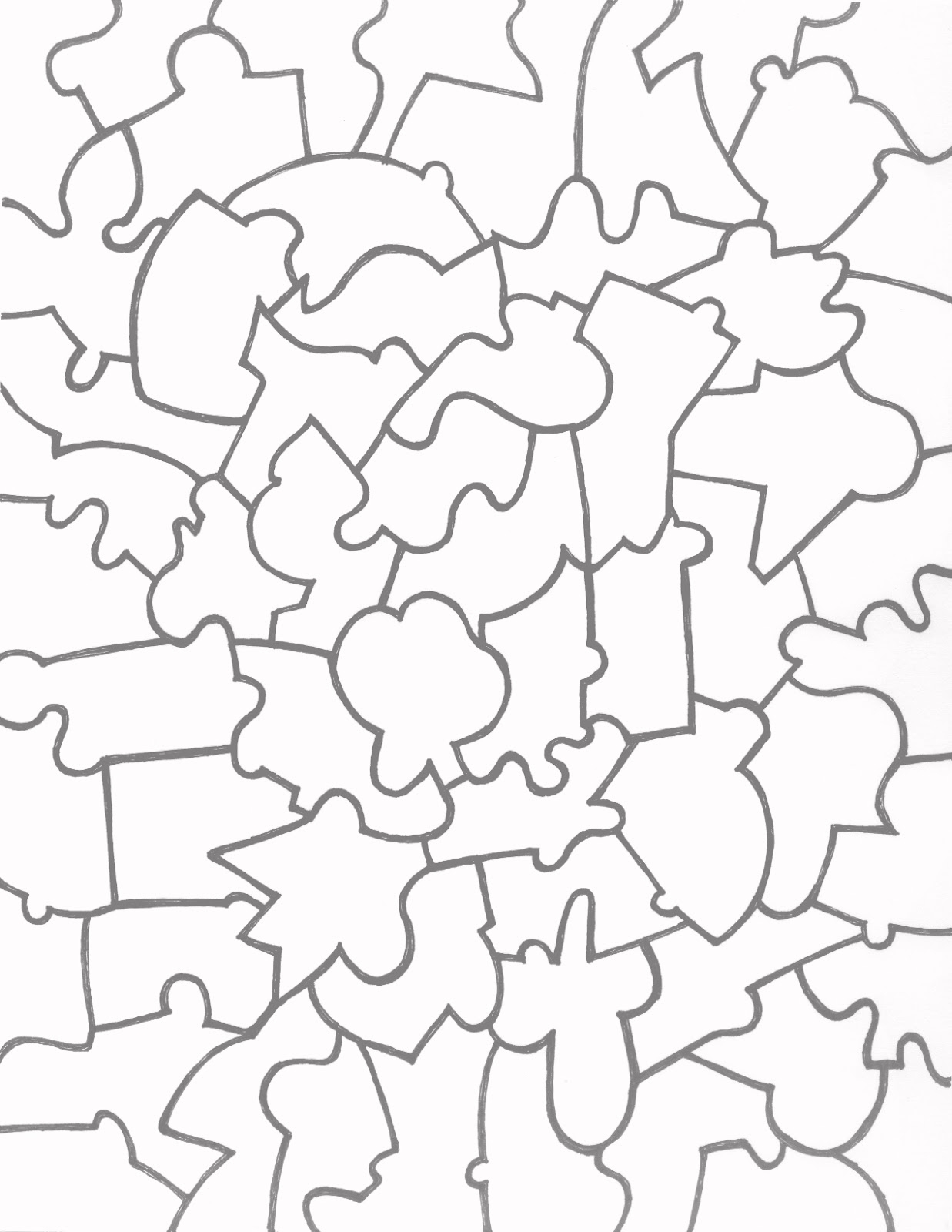 Paper Jigsaw Puzzle Templates Learn To Coloring