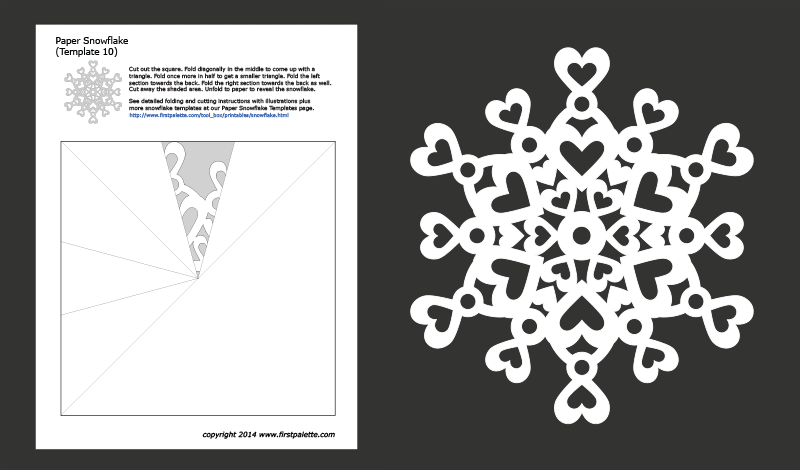 Paper Snowflake Templates Free Printable Templates Coloring Pages 