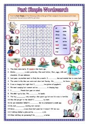 Past Simple Activities ESL Worksheet By MDVega24