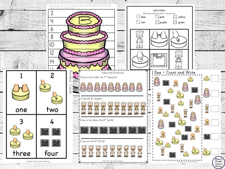 Pat A Cake Printable Pack Simple Living Creative Learning