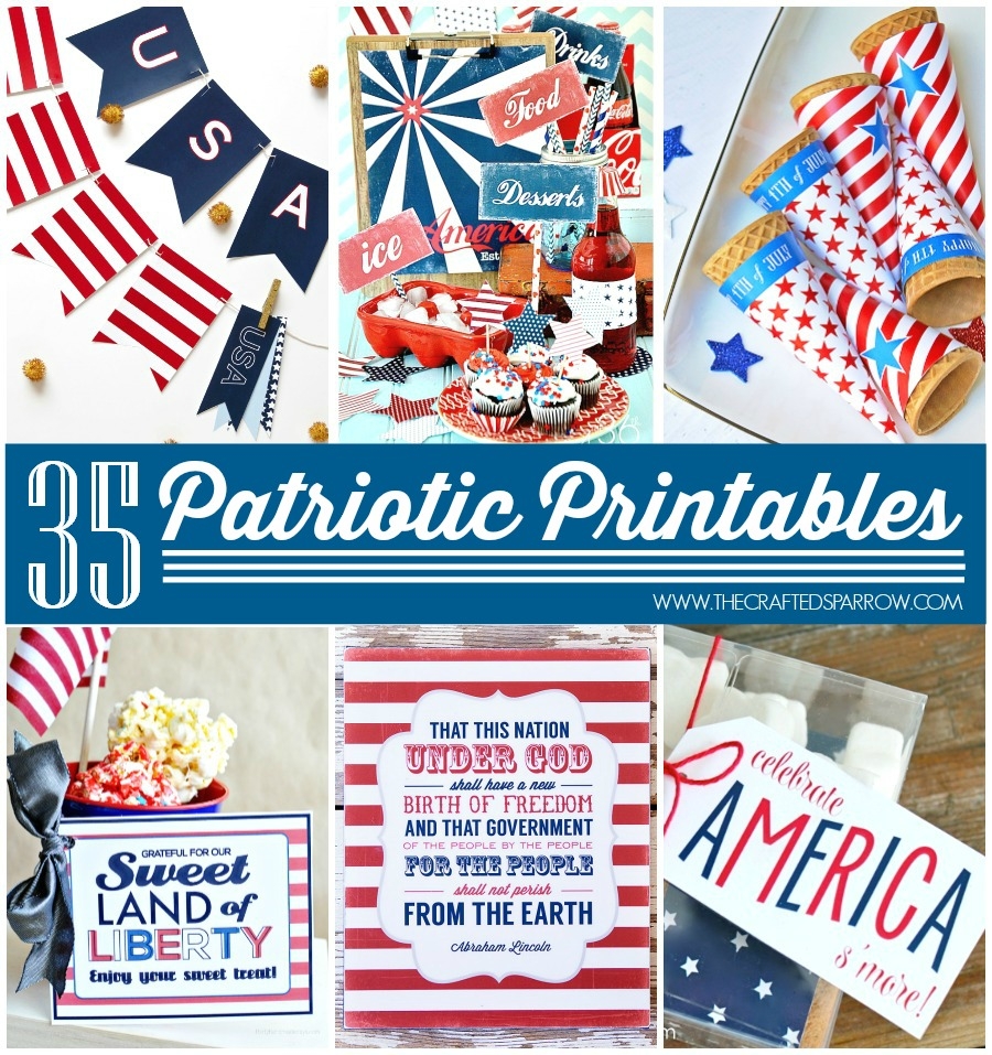 Patriotic Printables Free