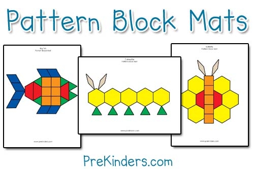 Pattern Block Activity Cards Printable Printable Word Searches