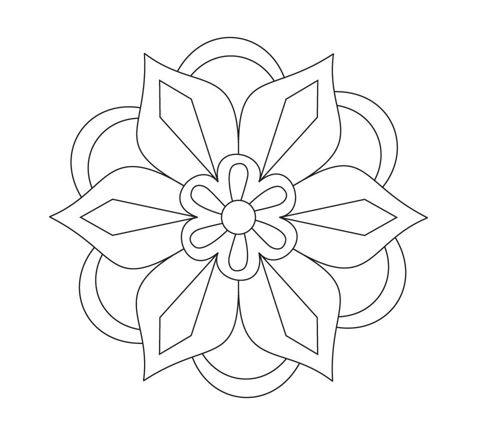 Pattern Printable Rangoli Designs