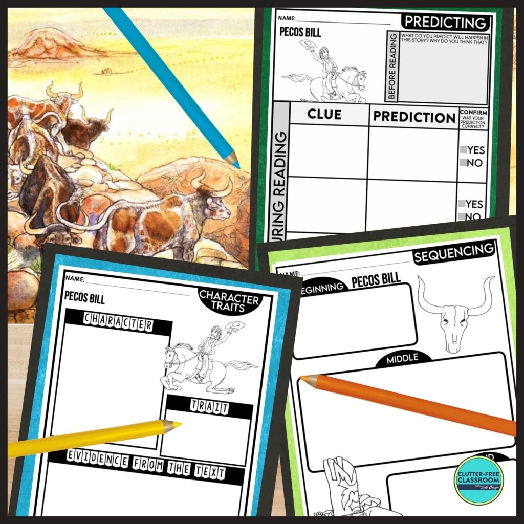 Pecos Bill Activities And Lesson Plans For 2024 Teaching With Jodi 