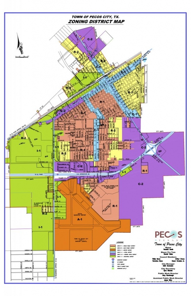 Pecos Texas Map Printable Maps